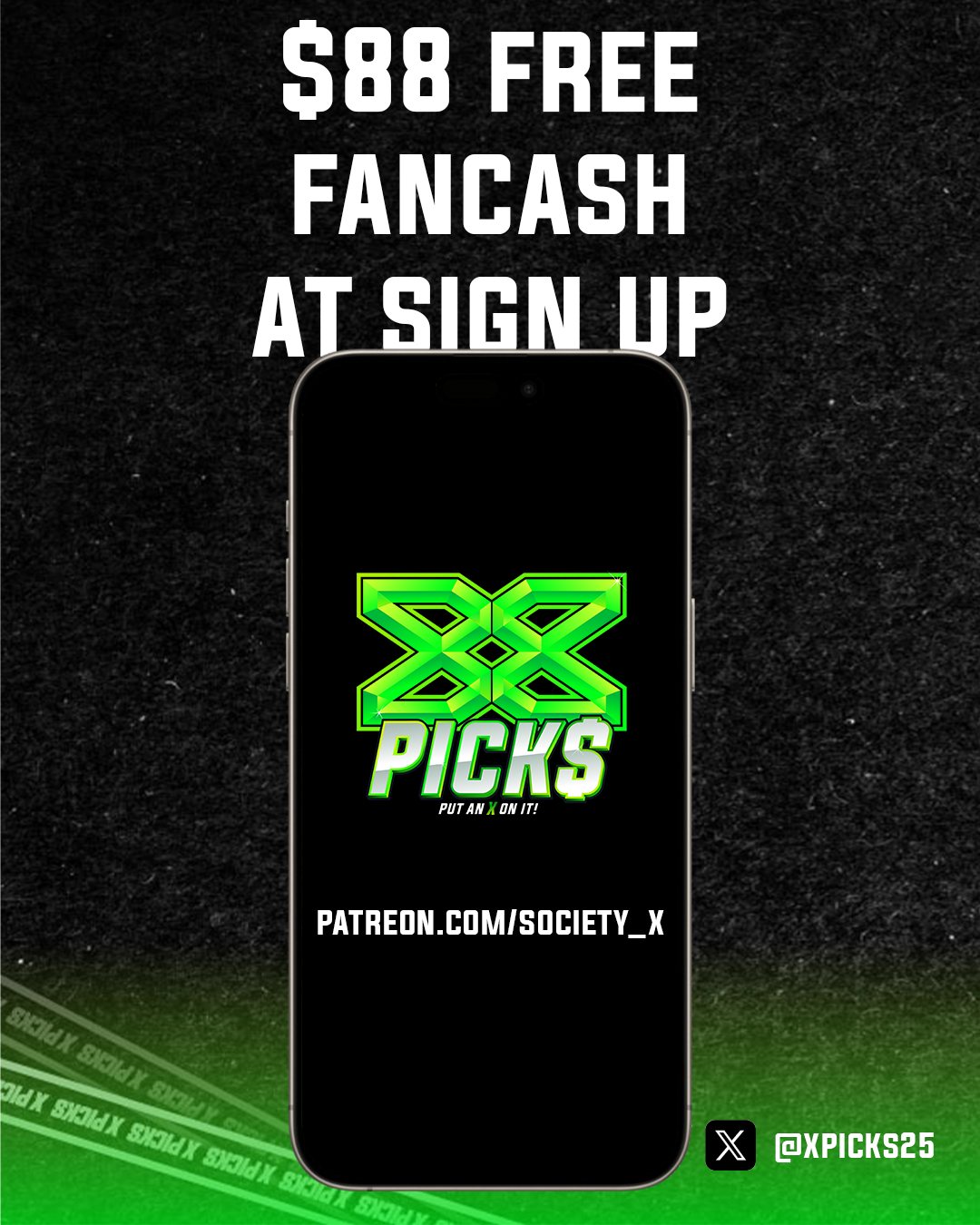 $88 free FanCash at sign up