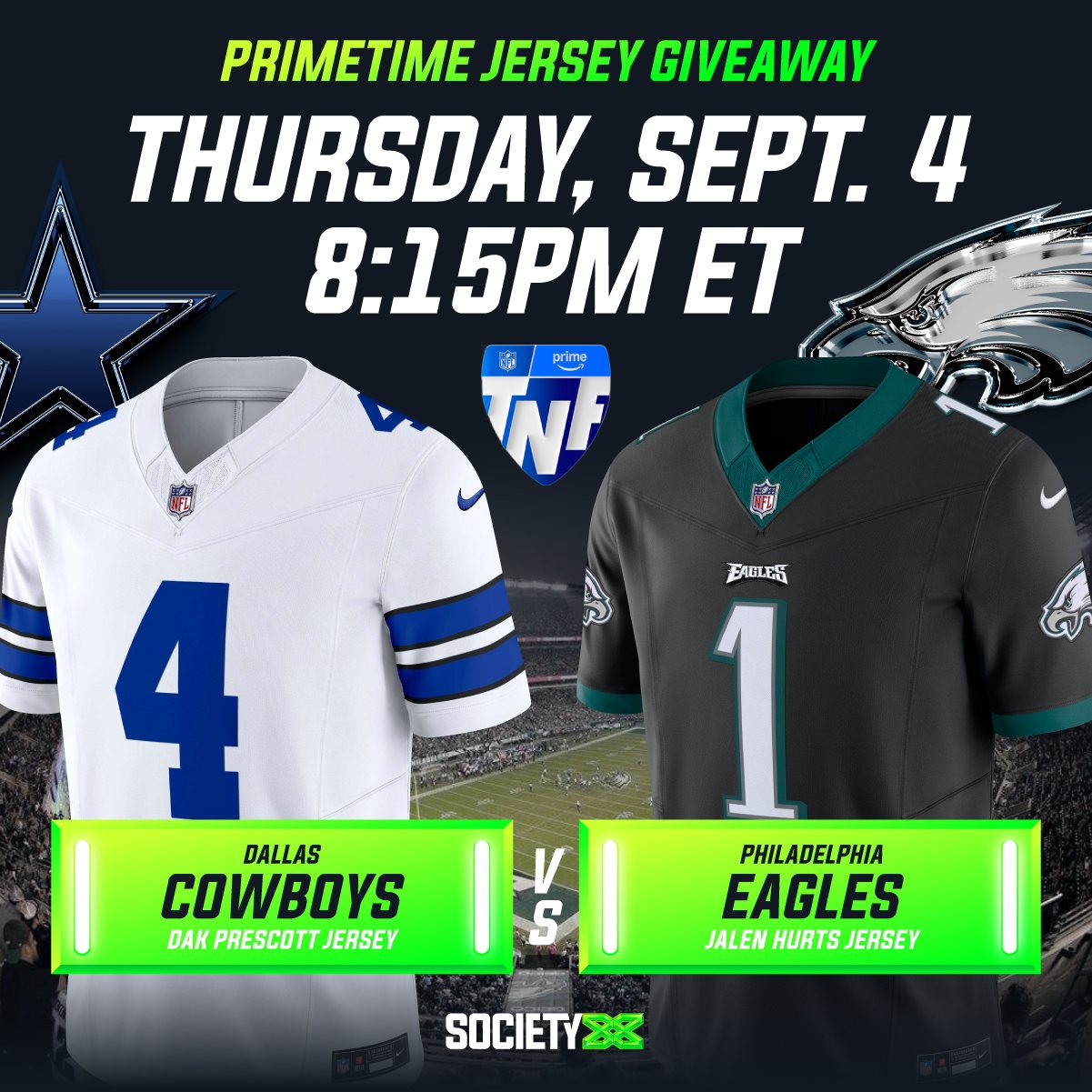 Primetime Jersey Giveaway